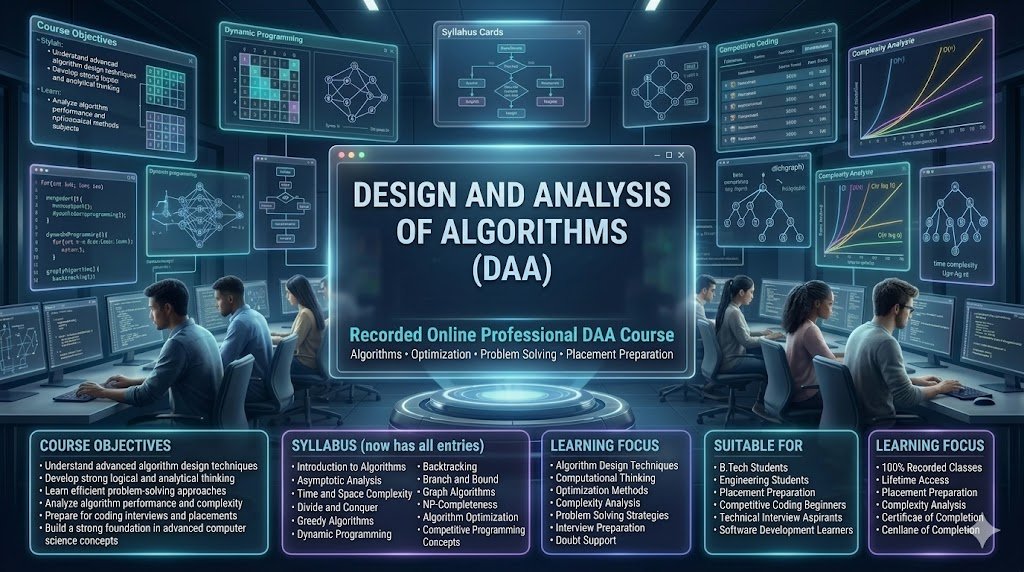 Design and Analysis of Algorithms (DAA)